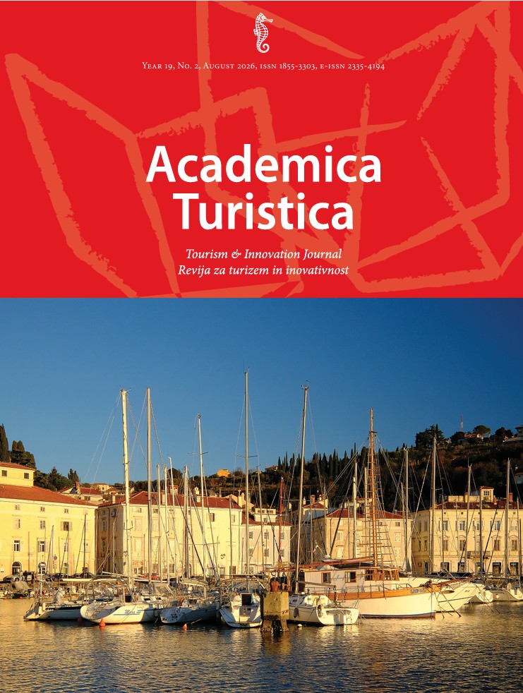 					View Vol. 19 No. 2 (2026): Academica Turistica - Tourism & Innovation Journal
				